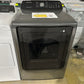 Samsung - 7.4 cu. ft. Large Capacity 10-Cycle Electric Dryer with Sensor Dry - Brushed Black  MODEL: DVE45T3400P  DRY11879S
