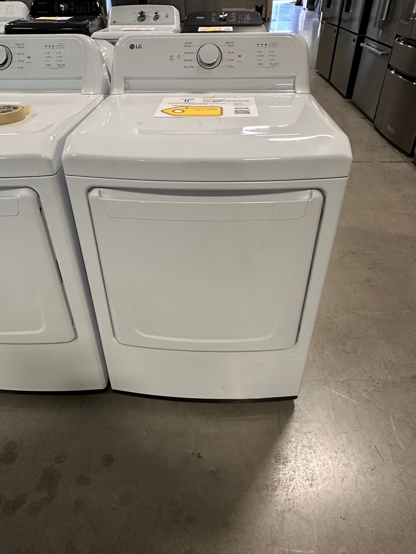 BRAND NEW! LG 7.3 cu.ft. Electric Dryer  MODEL: DLE6100W  DRY13114