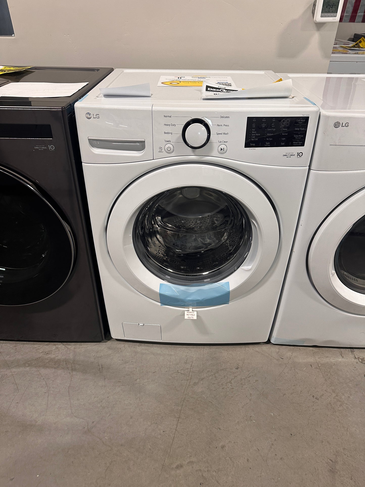 BRAND NEW! LG 5.0 Cu. Ft. Front Load Washer  MODEL: WM3470CW  WAS13980