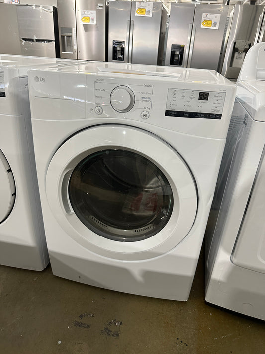 GREAT NEW LG STACKABLE ELECTRIC DRYER MODEL: DLE3400W  DRY11857S