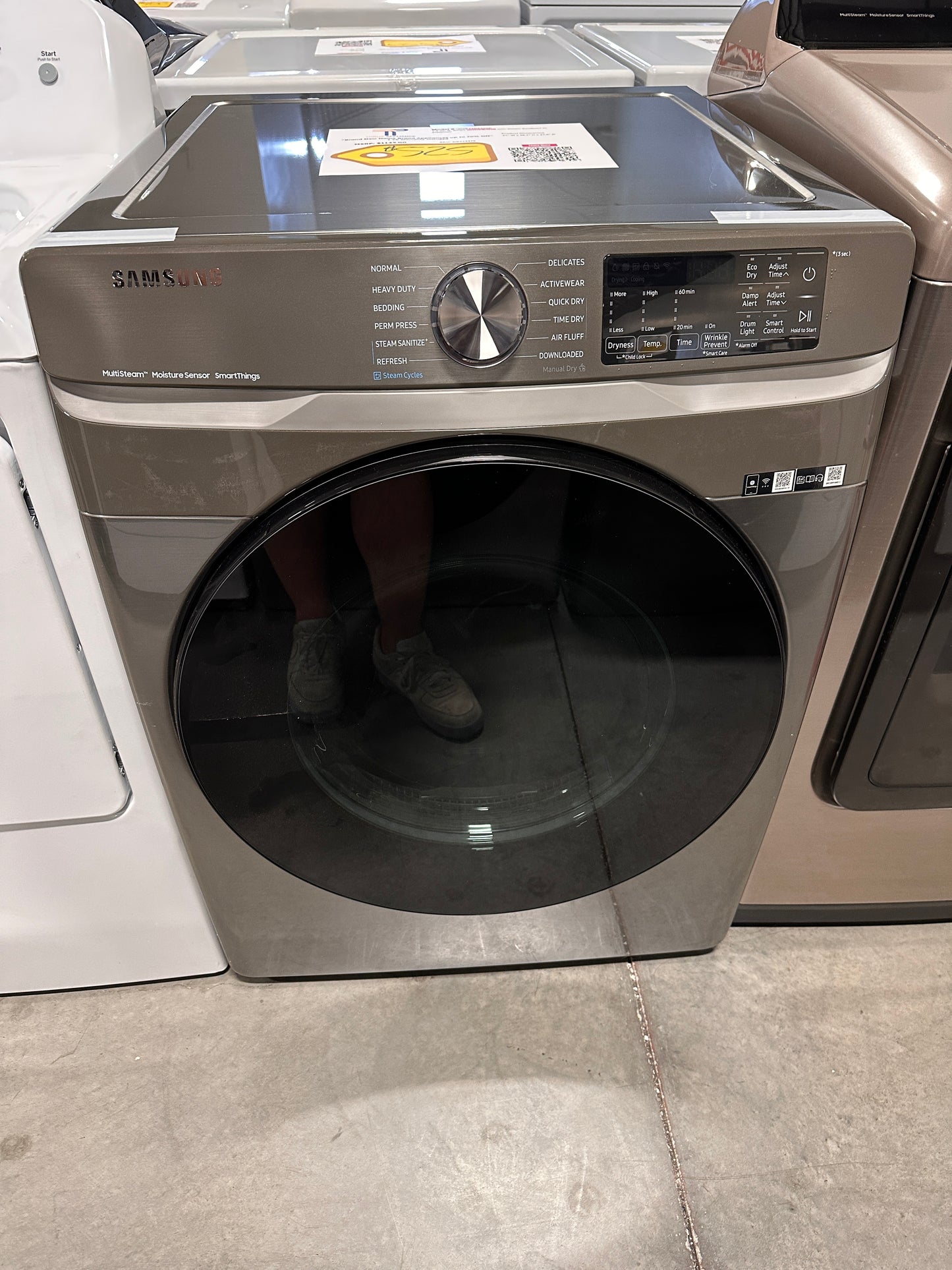 GORGEOUS NEW STACKABLE ELECTRIC SAMSUNG DRYER Model:DVE45B6300P  DRY12376