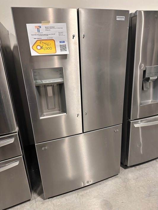 GORGEOUS! Frigidaire Gallery 27.8 Cu Ft French Door Refrigerator  MODEL: GRFS2853AF  REF13905