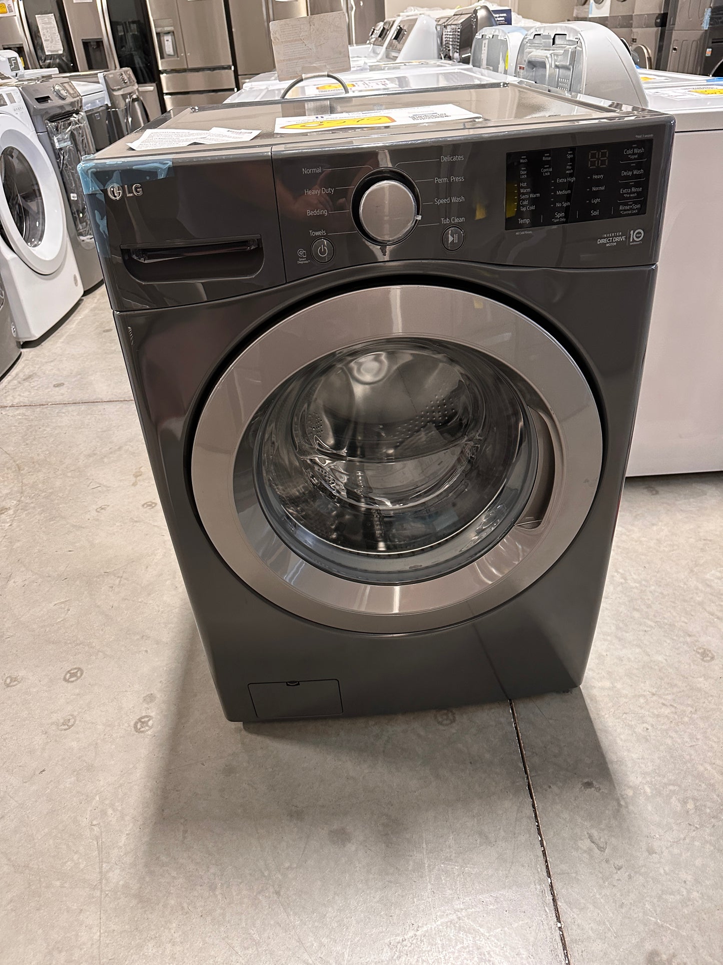 NEW SMART FRONT LOAD WASHER - STACKABLE - Model:WM3470CM  WAS13077