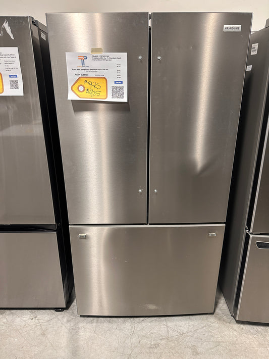 NEW! Frigidaire 28.8 Cu Ft French Door Refrigerator  MODEL: FRFN2813AF  REF13906