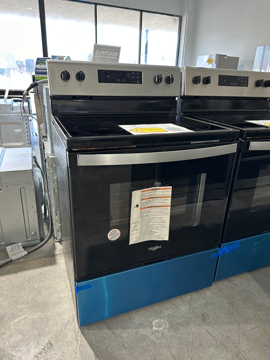 GREAT NEW WHIRLPOOL ELECTRIC RANGE MODEL: WFE320M0JS  RAG11543S