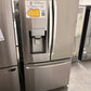 GENTLY USED REFRIGERATOR with CRAFT ICE MAKER MODEL: LHFS28XBS  REF13869