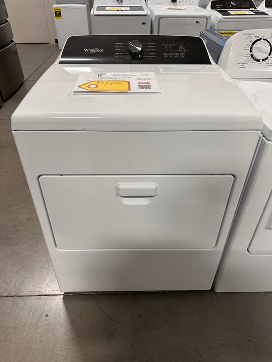 GREAT NEW WHIRLPOOL DRYER with MOISTURE SENSING MODEL: WED5010LW  DRY13125