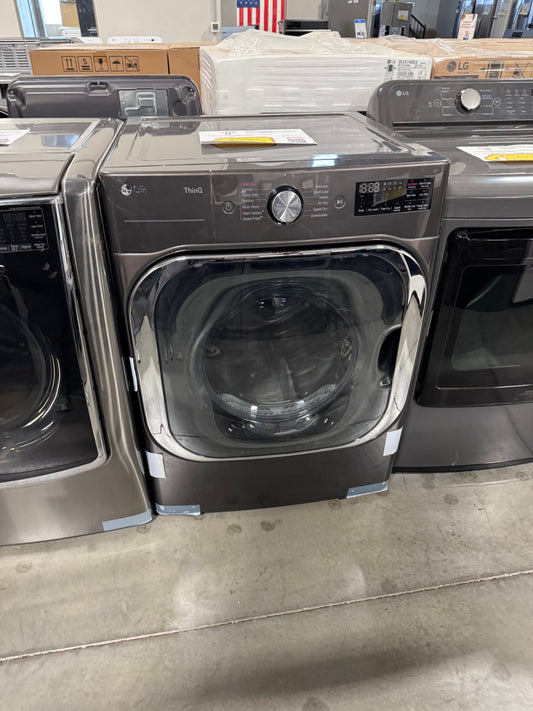 9.0 cu. ft. Mega Capacity Smart Wi-Fi Enabled Front Load Electric Dryer with TurboSteam™ and Built-In Intelligence