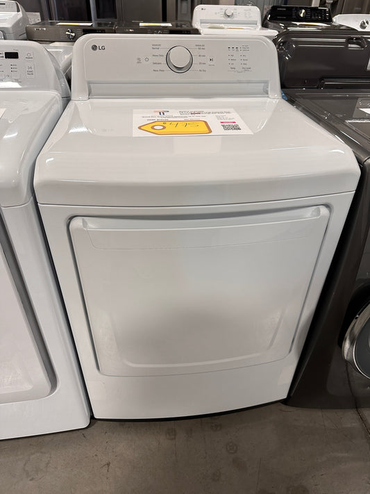 LG 7.3 Cu.Ft. Electric Dryer  MODEL: DLE6100W  DRY13117