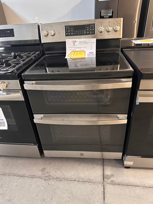 GE 30" Free-Standing Electric Double Oven Convection Range  MODEL: JBS86SPSS  RAG12038