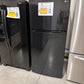 GREAT GARAGE FRIDGE - NEW LG BLACK REFRIGERATOR Model:LTCS20020B  REF12951