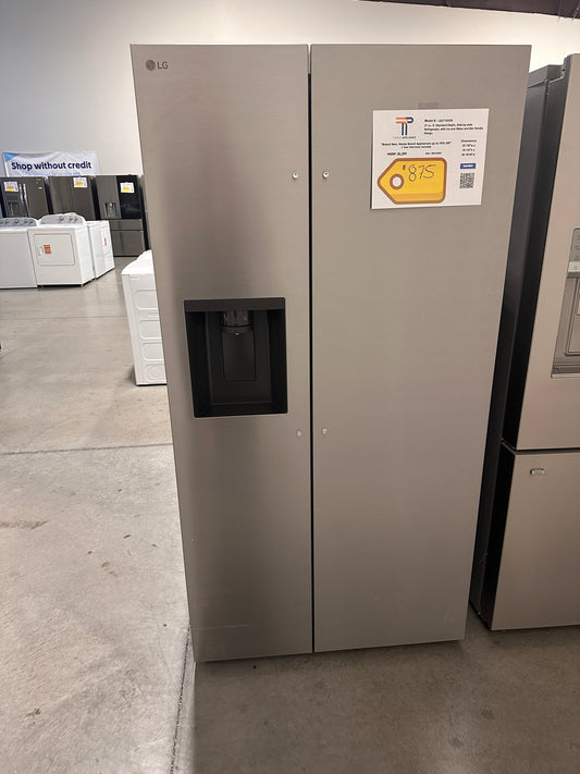 LG 27 Cu. Ft. Standard-Depth Side-by-Side Refrigerator with Ice and Water  MODEL: LS27T3230S  REF13957