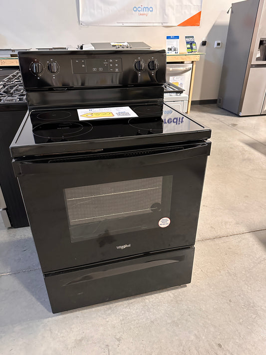 Whirlpool - 5.3 Cu. Ft. Electric Range with Keep Warm Setting - Black  Model:WFE320M0JB  RAG11810