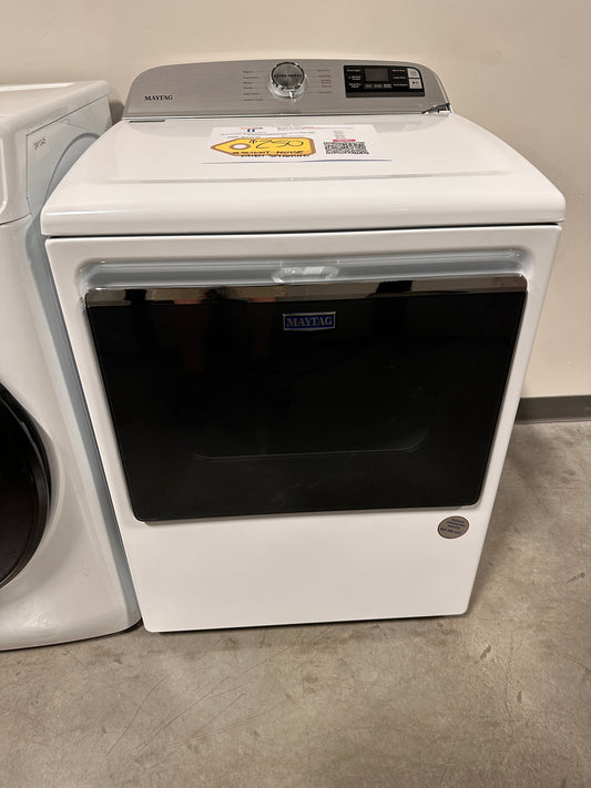Maytag - 7.4 Cu. Ft. Smart Electric Dryer with Extra Power Button - White  Model:MED6230HW  DRY12409