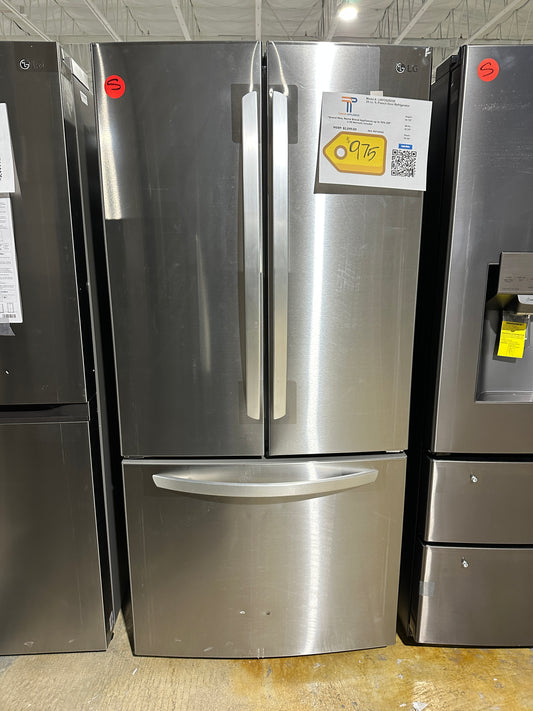 STAINLESS STEEL LG FRENCH DOOR REFRIGERATOR MODEL: LRFCS25D3S  REF12345S