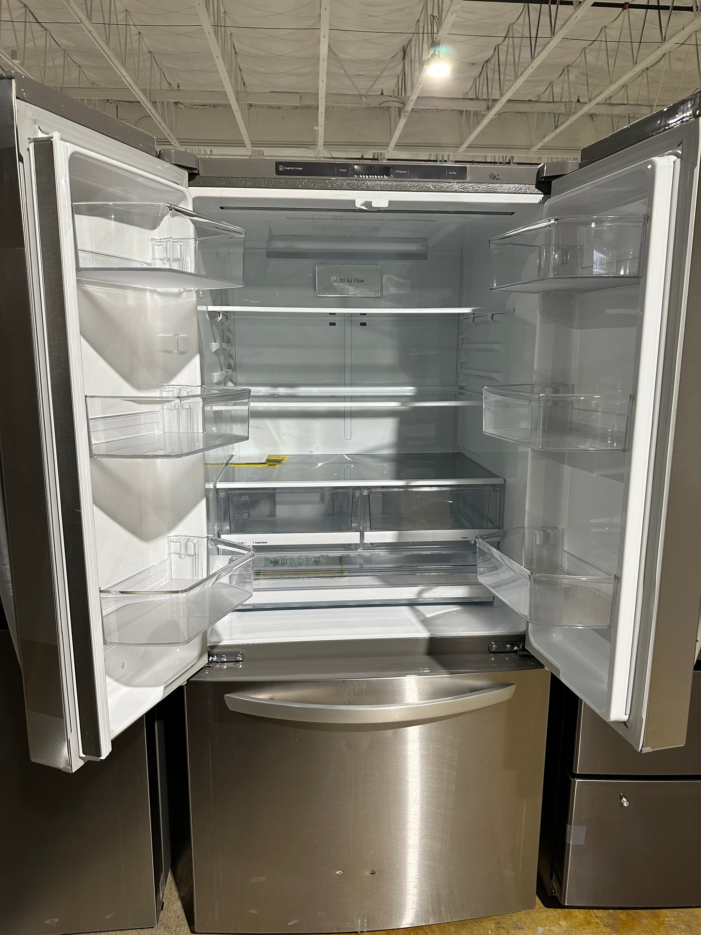 STAINLESS STEEL LG FRENCH DOOR REFRIGERATOR MODEL: LRFCS25D3S  REF12345S