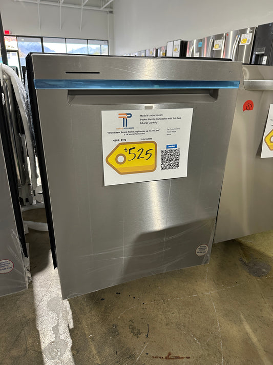 GREAT NEW TOP CONTROL WHIRLPOOL DISHWASHER with THIRD RACK MODEL: WDPA70SAMZ  DSW11358S
