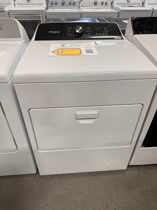 Whirlpool 7.0 Cu. Ft. Top Load Electric Moisture Sensing Dryer  MODEL: WED5010LW  DRY13021