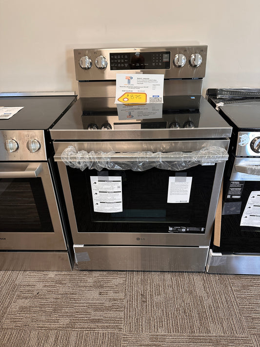 NEW! LG 6.3 Cu. Ft. Stainless Freestanding Smart Electric Range  MODEL: LREN6325XE  RAG12042