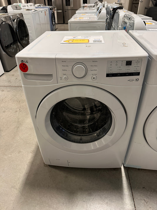 BRAND NEW STACKABLE LG FRONT LOAD WASHER MODEL: WM3400CW  WAS14004