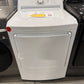 GORGEOUS NEW LG ELECTRIC DRYER MODEL: DLE6100W  DRY13137