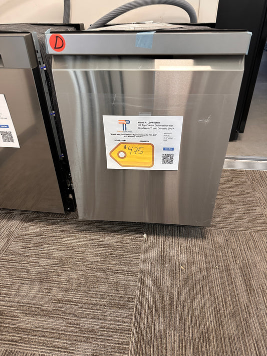BRAND NEW FRONT CONTROL LG DISHWASHER MODEL: LDPN454HT  DSW11772