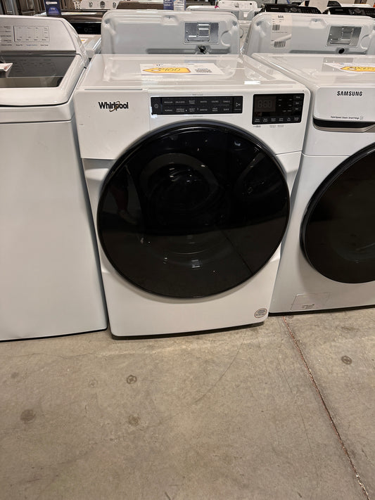 GREAT NEW WHIRLPOOL FRONT LOAD WASHER WITH STEAM Model:WFW5605MW  WAS13092