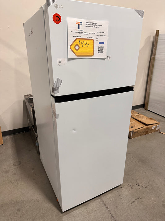 GREAT NEW GARAGE READY LG REFRIGERATOR MODEL: LT18S2100W  REF13979