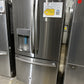Great GE - 27.7 Cu. Ft. French Door Refrigerator - Stainless Steel  MODEL: GFE28GYNFS  REF12204S