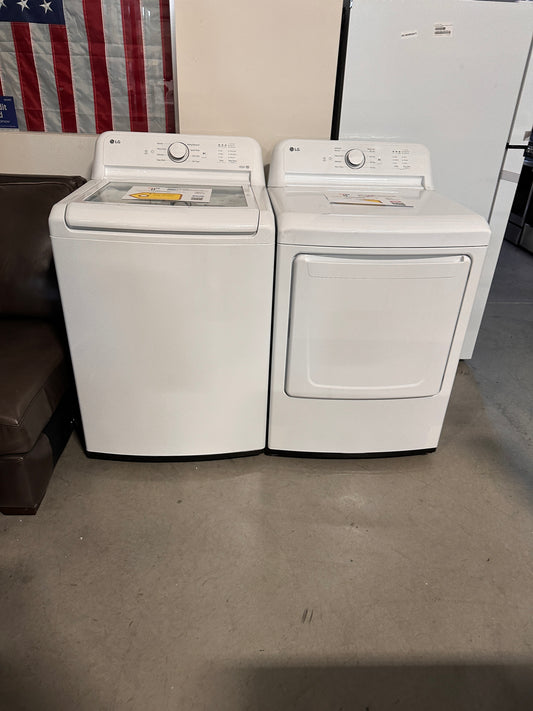 BRAND NEW LG LAUNDRY SET TOP LOAD WASHER ELECTRIC DRYER WAS14009 DRY13035