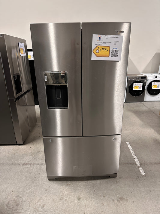 NEW WHIRLPOOL 26.8 CU FT FRENCH DOOR REFRIGERATOR Model WRF767SDHZ  REF12987
