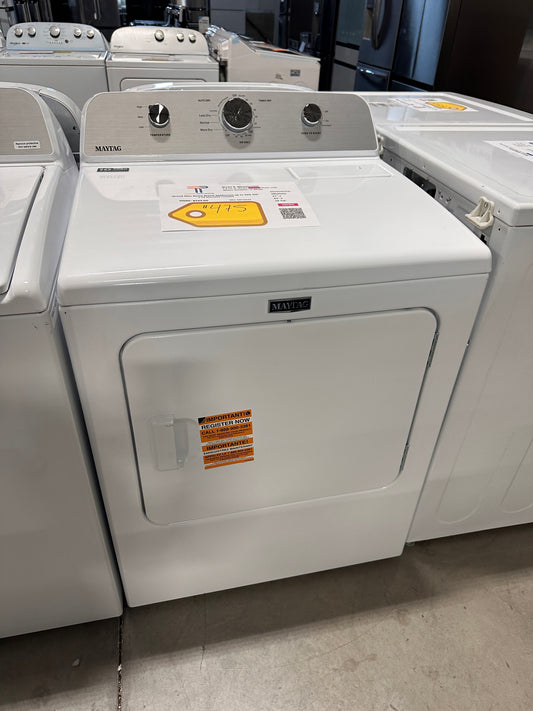 Maytag Top Load Electric Wrinkle Prevent Dryer  MODEL: MED4500MW  DRY13144