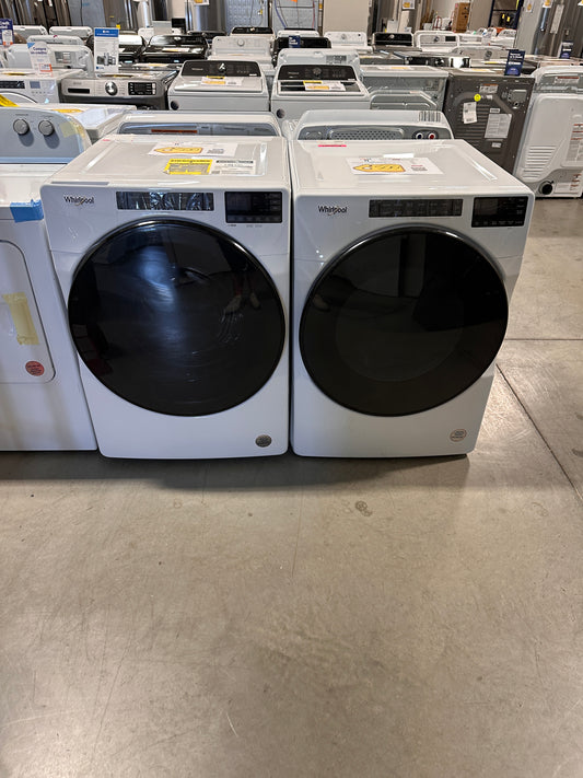 SUPER STACKABLE SMART WHIRLPOOL LAUNDRY SET - WAS13101 DRY12424