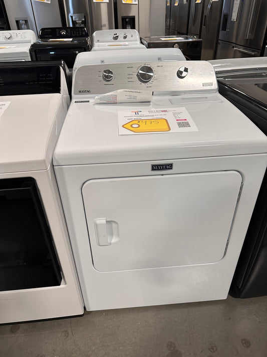 NEW! Maytag Top Load Electric Wrinkle Prevent Dryer  MODEL: MED4500MW  DRY13143