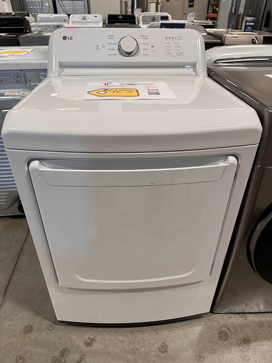 NEW LG - 7.3 Cu. Ft. Smart Electric Dryer with Sensor Dry - White  Model:DLE6100W  DRY12421