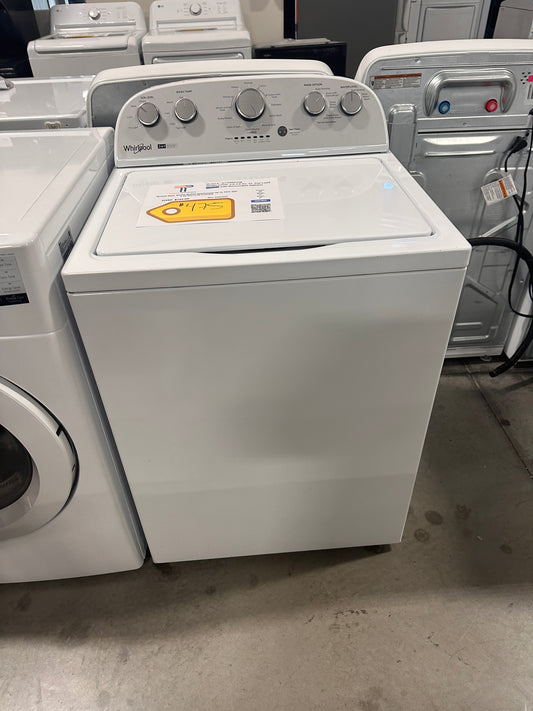 NEW! Whirlpool Top Load Washer with Removable Agitator  MODEL: WTW4957PW  WAS13923