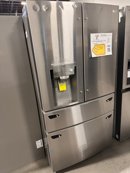 LG 30 cu ft. Smart French Door Refrigerator with Craft Ice &amp; Full-Convert Drawer  MODEL: LRMXS3006S  REF13975