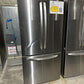 GREAT NEW LG FRENCH DOOR REFRIGERATOR with ICE MAKER MODEL: LRFCS25D3S  REF12362S