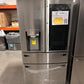 GREAT NEW COUNTER DEPTH wi-fi ENABLED LG REFRIGERATOR MODEL: LRMVC2306S  REF13974