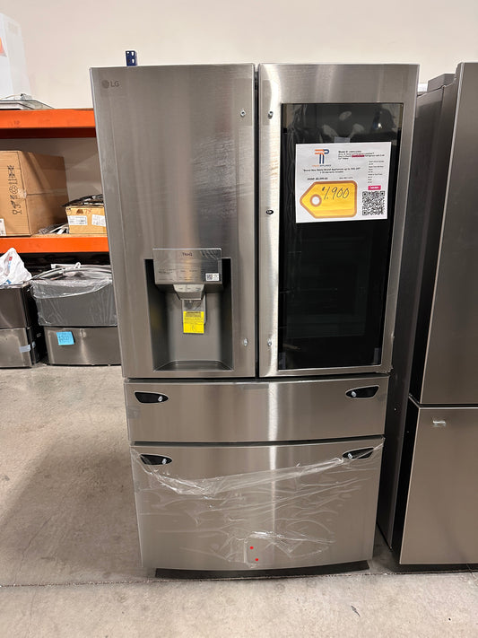GREAT NEW COUNTER DEPTH wi-fi ENABLED LG REFRIGERATOR MODEL: LRMVC2306S  REF13974