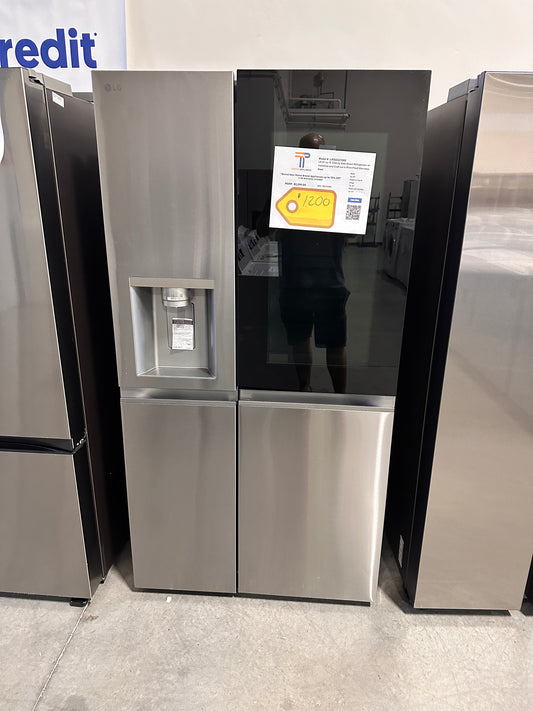 GREAT! NEW! LG 27 Cu. Ft. Side-by-Side InstaView Refrigerator  MODEL: LRSOS2706S  REF13983