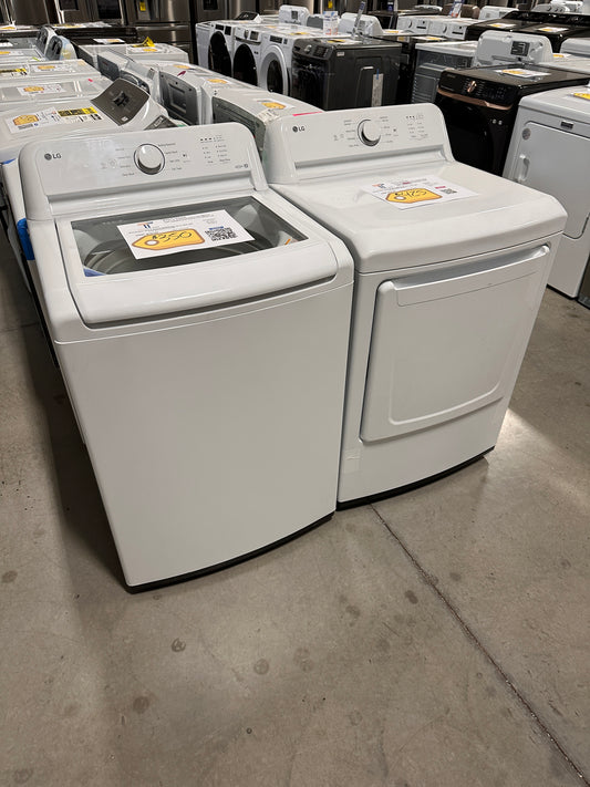 BRAND NEW LG LAUNDRY SET - TOP LOAD WASHER ELECTRIC DRYER - WAS13091 DRY12421