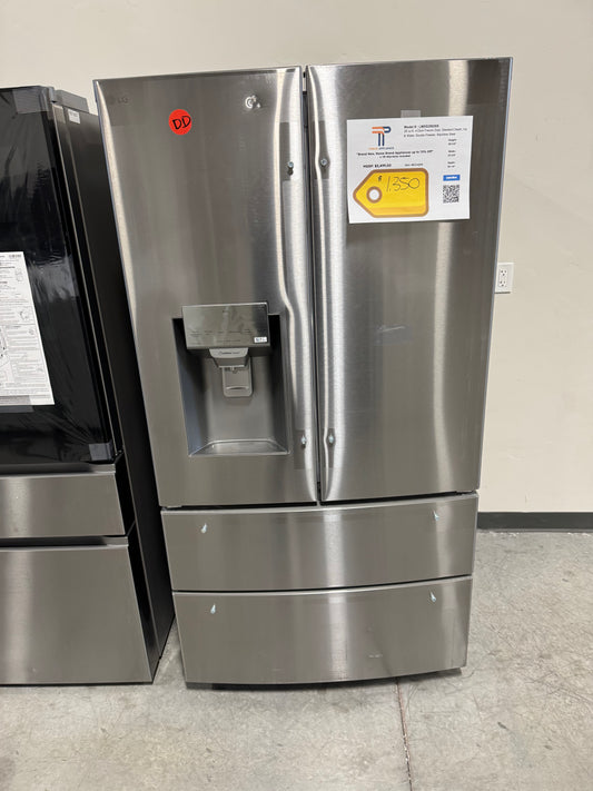 LG 28 cu. ft. 4-Door French Door Smart Refrigerator with Ice and Water Dispenser in PrintProof Stainless Steel