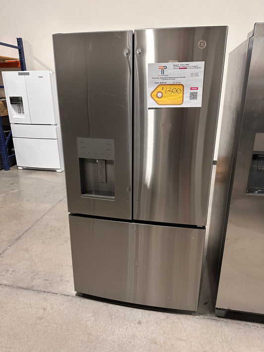 NEW GE ENERGY STAR COUNTER-DEPTH FRENCH-DOOR REFRIGERATOR MODEL: GYE21JYMFS  REF13997
