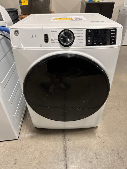 NEW GE - 7.8 Cu. Ft. 10-Cycle Electric Dryer - Model:GFD55ESSNWW  DRY12413