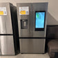 GORGEOUS SAMSUNG COUNTER DEPTH REFRIGERATOR WITH FAMILY HUB MODEL: RF27CG5900SR  REF14011