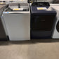 GORGEOUS BYU BLUE AND WHITE WASHER DRYER LAUNDRY SET - WAS13100 DRY12408