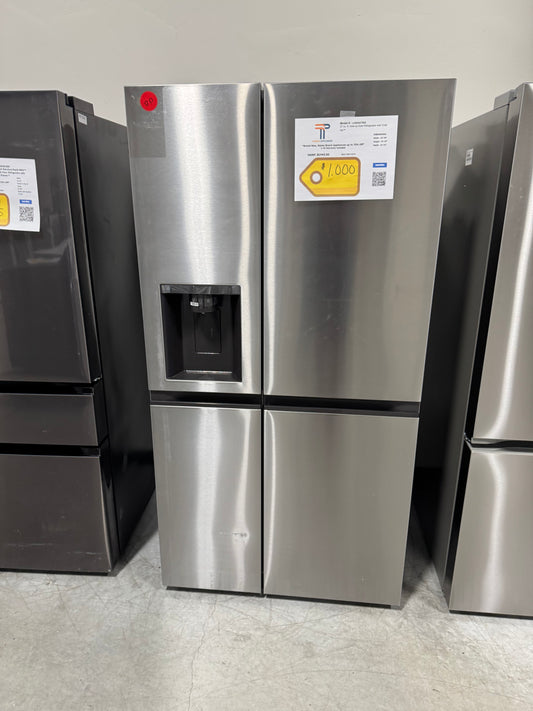 LG 27 cu. ft. Side by Side Smart Refrigerator w/ Craft Ice, External Ice and Water Dispenser in PrintProof Stainless Steel