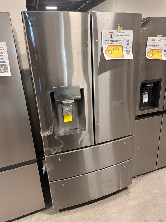 LG 28 Cu.ft. Capacity 4-Door French Door Refrigerator  MODEL: LMXS28626S  REF13939