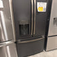 GREAT NEW GE BLACK SLATE FRENCH DOOR REFRIGERATOR MODEL: GFE28GELPDS  REF13996